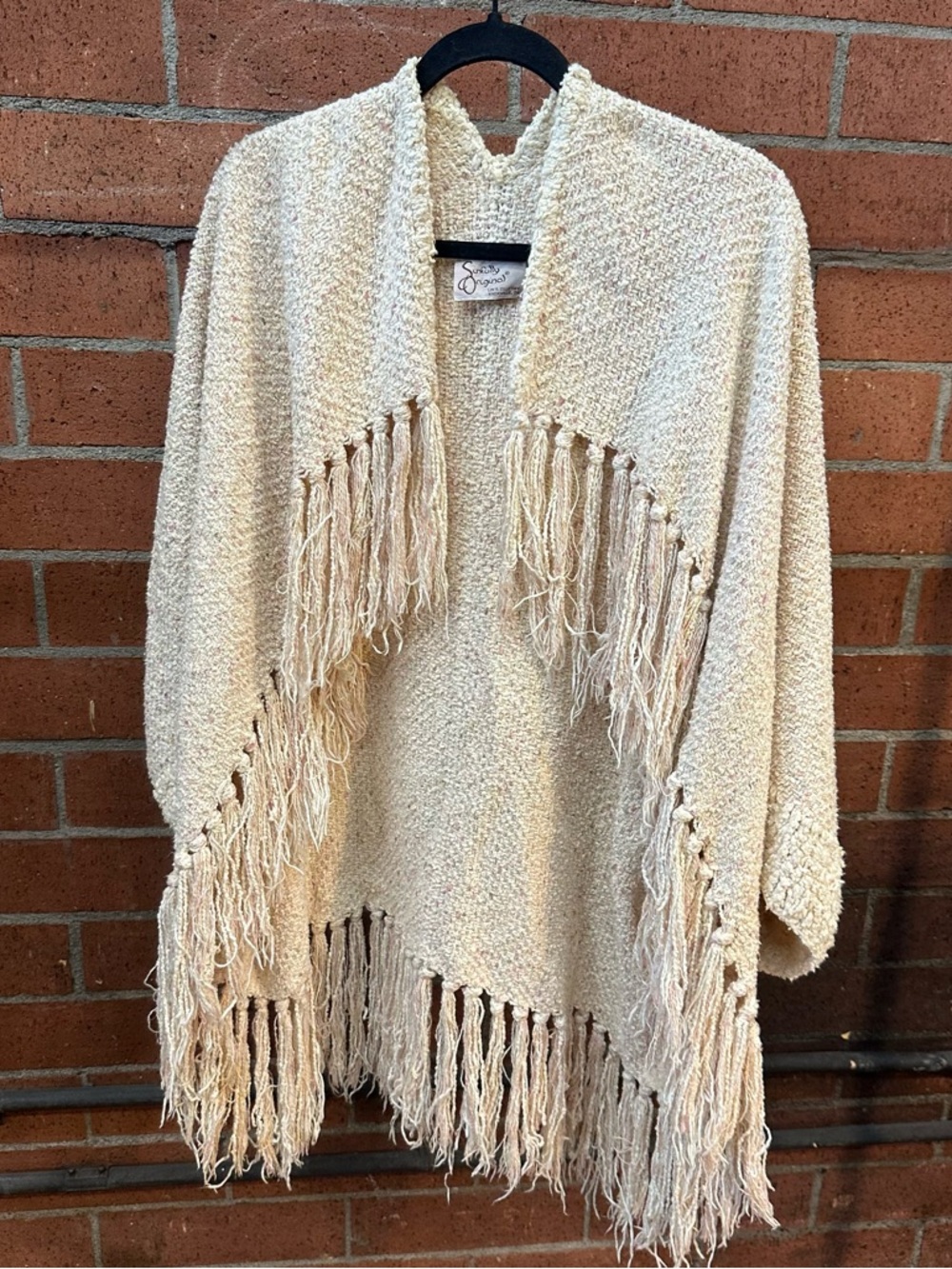 Amazing Vintage Fringe Shawl